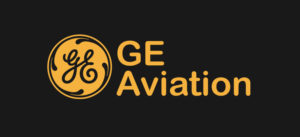 GE Aviation logo on black